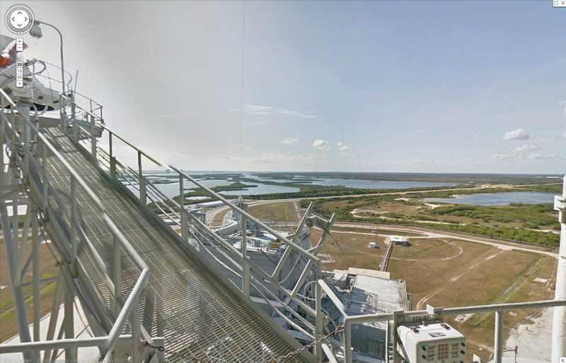 Illustration for article titled Google street view is now available for NASA Kennedy Space Center